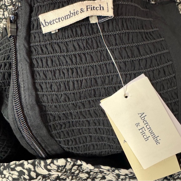 Abercrombie & Fitch Emerson Chiffon Long Sleeve MIDI Floral Square Neck Sundress - Picture 12 of 12